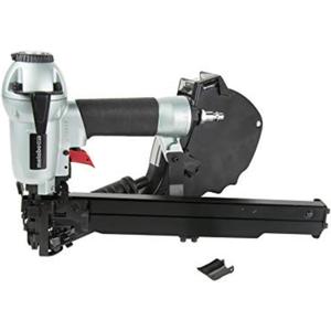 Metabo HPT Cap Stapler, Pro-Preferred Pneumatic Power Nailers, Crown Stapler for Roofing Felt, Foam Insulation & House Wrap, 18 Gauge, Up to 200 7/16" Crown Staples, Length 7/8" to 1-1/2", N3808AP