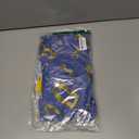 3-Pack Blue & Gold Ring Print Plastic Tablecloths - 108"x54" Video Game Theme Table Cover Party Decor - Birthday Celebration Supplies