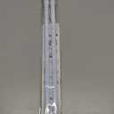 White Tension Curtain Rod 16.5-28 inch Spring Tension Rod Curtain Rod Adjustable Spring Rod Extendable Tension Rod for Kitchen, Bathroom, Window, Closet.