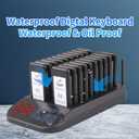 Restaurant Pager System, 20 Beepers, Wireless Calling System Customers Waiting Beepers for Queue in Restaurants Food Truck Churches Hospital Hotel Bar Eatery with Vibration Flash and Buzzer