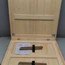 Sintuff 8 Person Boho Table Low Folding Picnic Table Beach Portable Low Wood Floor Event Foldable Garden Wedding Party Camping Picnics with Runner Set(Dark Brown, 30 x 60 Inches, Vertical Stripe) (Walnut Color)