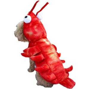 Lobster Dog Costume Halloween Dog Costumes, Halloween Costumes for Small Medium Large Dogs Lobster Pet Halloween Cat Apparel Dogs Cosplay Clothes for Christmas Special Events Photo Prop