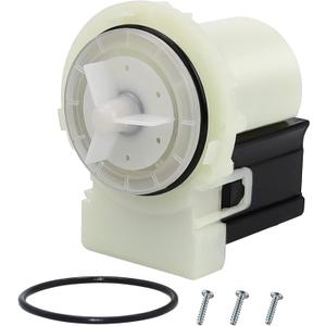 280187 8181684 Washer Drain Pump Motor - Compatible with Whirlpool Duet, May tag Epic and Ken more HE Front Loading Washing Machines-
