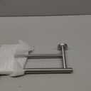 JQK Double Towel Bar 27 Inch, Brushed Steel Useable Length 24 Inch 304 Stainless Steel Thicken 0.8mm Bath Towel Rack for Bathroom, Towel Holder Wall Mount, TB100L24-BN