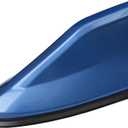 Car Shark Fin Antenna Cover, Roof Aerial Base AM/FM Radio Signal for Car SUV Truck, Vehicle Shark Fin Shape Cover with Adhesive Tape, Car Accessories Antenna Replacement Fits Most Cars (Blue)