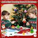 2025 Christmas Advent Calendar, 24 Days Countdown Calendar Jumbo Slow Rising & Mochi Squishy Toys Soft Cute Stress Relief Toys for Kids Girls Boys Teens Rewards Christmas Party Favor Gifts