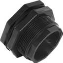 3 Inch PVC Bulkhead Fitting (NPT Threads) - Heavy-Duty Water Tank Connector Plumbing Bulkhead Pipe for Water Tank Pipe Connector, Rain Barrels, Water Tank, Aquariums, Pools