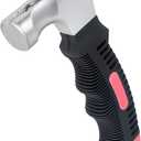 Small Claw Hammer - Mini Hammer for Women&Kids, Camping Hammer, Stubby Tack Hammer, Nail Hammer with Magnetic (Pink)