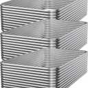 3 PCS Tall Galvanized Raised Garden Bed Outdoor, Metal Garden Bed for Vegetables, Above Ground Garden Box for Flower, Steel Raised Beds for Gardening - 4x2ft