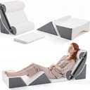 7PCS Wedge Pillow Set for After Surgery,Bed Pillow for Sleeping