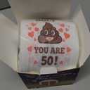 50th Birthday Gifts for Women, Men, Her, Him - Happy Prank Toilet Paper - 50th Birthday Decorations, Party Supplies Favors - 50 Years Old Funny Gag Gift Ideas, Novelty Bday Present for Friends, Family