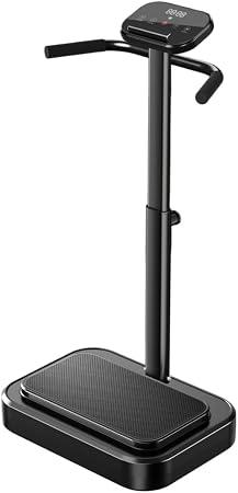 Vibration Plate Exercise Machine for Lymphatic Drainage, Full Body Shake Platform Board for Home Fitness, Fat Burning, 5 Program Modes and 99 Speed Levels