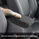 SXCY for 2024 2025 2026 Kia Seltos Armrest Cover for Kia Seltos 2025 2026 Accessories 2021-2024 2025 2026 Seltos Center Console Cover Pad 2024 2025 2026 Seltos Middle Console Cover (Thick Soft Pad)