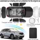 TINGLU Window Shades for Acura MDX 2014-2020 Accessories Car Side Full Windows Rear Triangular Windshield Sun Shade Sun UV Rays Privacy Protection for Camping Napping 8PCS