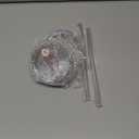 Leak Proof Flip Straw Lid Replacement for 40oz Stanley Quencher H2.0, No Spill Accessories with Extended Straw &Enhanced Sealed Lid (Pink)