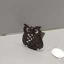 Linton-Cute Owl Iron Door Stop - Heavy Duty Door Stop, Fun Door Stoppers & Functional with Anti-Slip Base - Ideal for Home & Office (Wall Protector Provided)