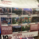 Sure-LOx Box of 10 Various Art Gallery Jigsaw Puzzles of various difficulty, Easy to Hard