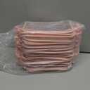 Weewooday 12 Pieces Clear Makeup Bags Cosmetic Storage Bags PVC Zipper Pouches Travel Waterproof Makeup Plastic Case for Women Organizing Toiletries Traveling Bathroom(Small,Pink)