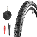 MAKELEN HighPerformance 700x40c Gravel Bike tire Designed for Versatile use on Paved Roads, Gravel Paths, and Light OffRoad Trails (2 Tires&2 Tubes(Black), 700x40c)