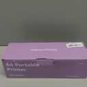 Labeer Portable Wireless Thermal Heat Small Printer 8.5 x 11 Inch Letter A4 Support, Inkless Simple Tiny Mobile Bluetooth Printer for Phone Laptop Travel Home Office (White)