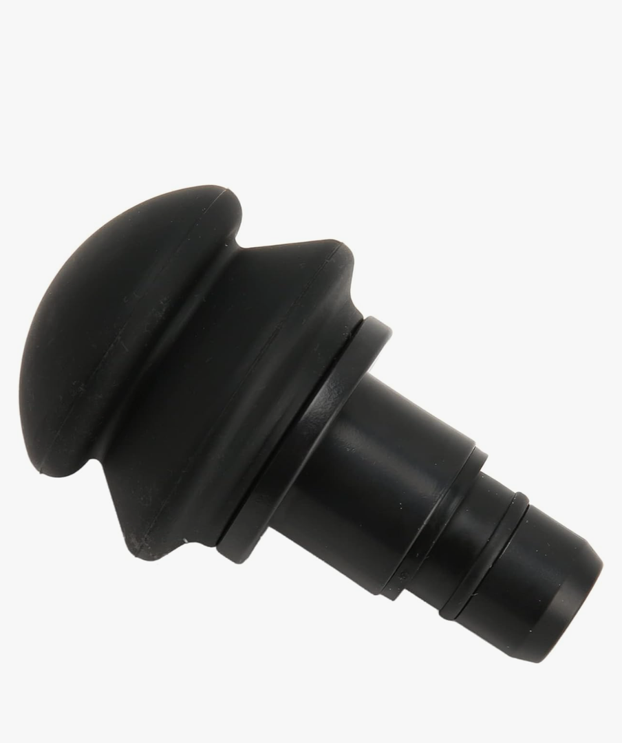 Fascia Gun Massager Head, Soft Silicone Massage Gun Replacement Head 18mm Outer Diameter Gas Pad for Buttocks