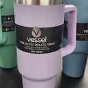 Vessel Stainless Steel Insulated Tumbler with Handle, 40 oz, Purple