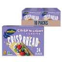 Wasa Crispn Light 7 Grains Crispbread, 4.9 oz (Pack of 10), Crackers, Non-GMO Ingredients, 7 Grain Blend, 20 Calories per Slice Best By: December 31, 2025