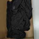 Tatuo Round Bar Stool Seat Covers Washable Stool Cushion Slipcover Elastic Bar Chair Covers for 14-17 Inch Chair (Black, 8 Pieces)