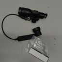 Tactical Picatinny Flashlight M300A Mini Light LED Whitelight with Strobe Weapon Light with Pressure Switch Tactical Flashlight 400 Lumens, Black