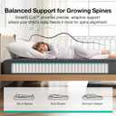 Novilla 8 Inch Twin Size Mattress,Twin Hybrid Mattress for Kids with Pocketed Coils & Gel-Infused Memory Foam for Back Pain Relief & Contour Support Mattresses in a Box CertiPUR-US Certified