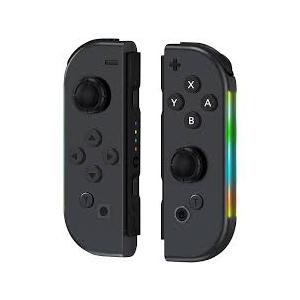 FFSTARYM Compatible with Nintendo Switch Controller, Switch Controllers for Switch/Lite/OLED, with/Dual Vibration/Motion/Wakeup/Screenshot, Black Gradient Glow