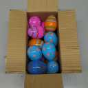 24 Pack Prefilled Easter Eggs with 3D Finger Lights Up Rings Toys Grow in the Dark Great for Kids Girls Boys Easter Basket Stuffers Party Favors Eggs Fillers (Easter)