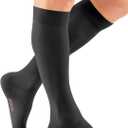 mediven Plus for Men & Women, 20-30 mmHg, Calf High Compression Stocking, Open Toe (Black, Size III)
