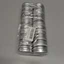 1 Ounce Aluminum Tin Jar Refillable Container, with Screw Lid, Silver 20 pcs