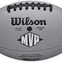 WILSON NFL Recreational Footballs (Official, Gray)