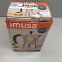 IMUSA 9 Cup Cast Aluminum Stovetop Coffeemaker, Moka Pot for Classic Cuban, Italian, and Espresso Style Coffee