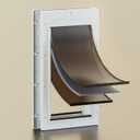 3-Flap Dog Door, Large Doggy Door, Doggie Door for Install in Interior and Exterior Doors or Wall, Insulation Layer, 2 Magnetic Flaps, Closing Panel, Never Rust, for Pet Up to 100lb (Large)