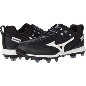 Mizuno Women's 9-Spike Advanced Finch Elite 5 Softball Shoe (Black/White)