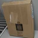 Mayfair Linden Slow Close Toilet Seat, Non Slip Heavy Duty Wood, Easy Install, Round, White