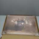 OIQArtOIQ Vintage Landscape Canvas Wall Art Framed Natural Scenery Painting Artwork Prints France Country Wilderness Farmhouse Decor Pictures Kitchen Bedroom Living Room Bathroom (16x24 in, White rose)