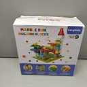 Marble Run Toy Motorized Elevator Marble Maze Kit with Perpetual Motion Machine, Building Block Educational Construction Game Playset STEM Learning Hand Eye Coordination Training Unlimited DIY