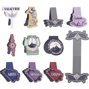 10 PCS Dragon Magnetic Bookmarks, Fantasy Novel Inspired Magnetic Bookmark Set, Fun Bookmarks for Kids & Book Lovers, Cute Dragon Gifts for Reading, Bookmark for School and Office