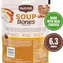 Nutrish Soup Bones Premium Dog Chews with Real Chicken and Veggies, 6.3 oz. Bag, Pack of 8 (Rachael Ray)
