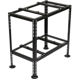 WeCooper Mini Split Ground Stand for9000-18000BTU,Double Level Stand,Black