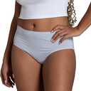 Fruit of the Loom Women's Breathable Underwear, Moisture Wicking Keeps You Cool & Comfortable (5 US, Micro Mesh - Low Rise Brief - 6 Pack - Assorted Colors)