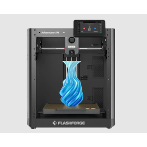 FLASHFORGE Adventurer 5M 3D Printer with Fully Auto Leveling, Max 600mm/s High Speed Printing, 280°C Direct Extruder with 3S Detachable Nozzle, Core XY All Metal Structure, Print Size 220x220x220mm