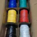 18 Gauge Wire - 600FT, 100ft Spool, 6 Colors, Copper Clad Aluminium, Low Voltage, Hookup Wire Kit for Breadboard/Automotive/DIY/Battery