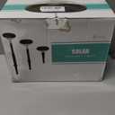 Nupostai 8 Pack Solar Pathway Lights, Multicolor & Warm White LED, IP67 Waterproof, Outdoor Garden Yard Lawn Landscape Decorative