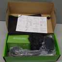 Portable Shower for Camping, Rechargeable Camping Shower with Collapsible Bucket with Handle 20L Intelligent LED Display, 4 Spray Modes, Outdoor Shower Kit for Hiking, Travel, Car, Pet Black