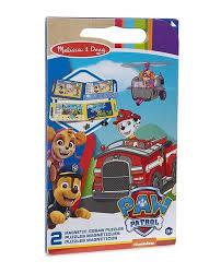 Melissa & Doug PAW Patrol Take-Along Magnetic Jigsaw Puzzles (2 15-Piece Puzzles) - FSC Certified
